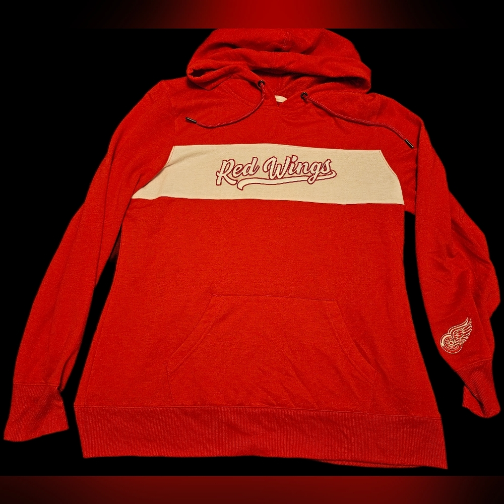 Fanatics Detroit Red Wings Women's Lightweight Pullover Hoodie, Size L